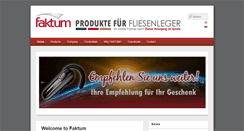 Desktop Screenshot of faktum-produkte.com